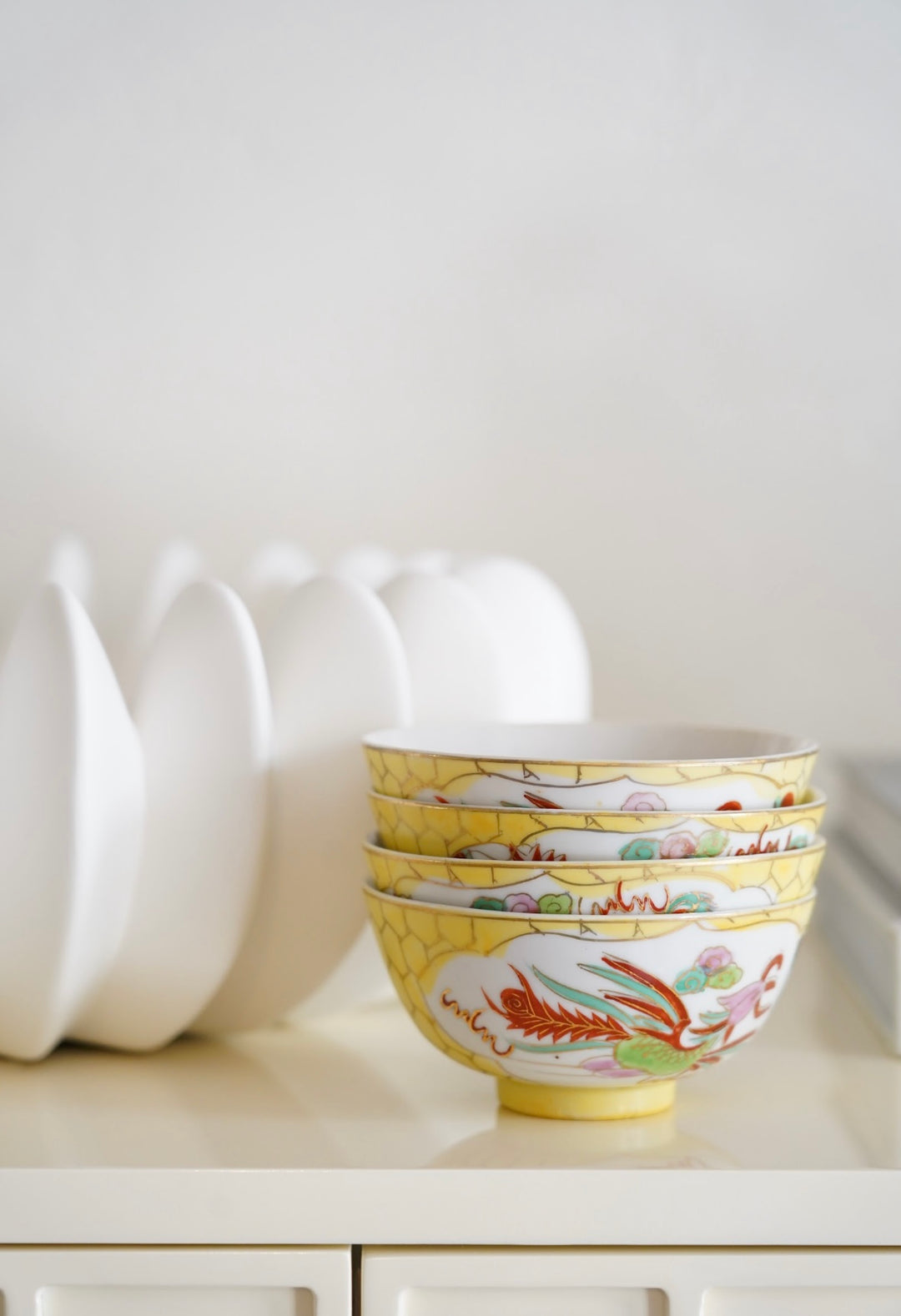 VINTAGE JAPANESE DRAGON BOWLS