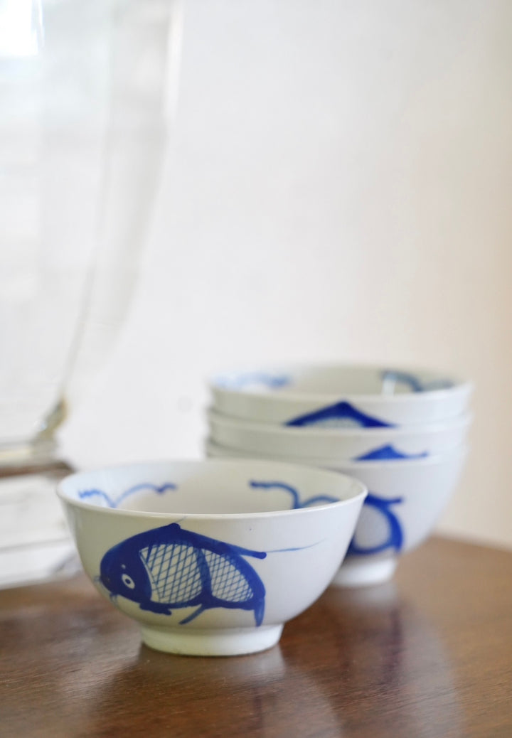 HAND PAINTED KOI FISH BOWLS