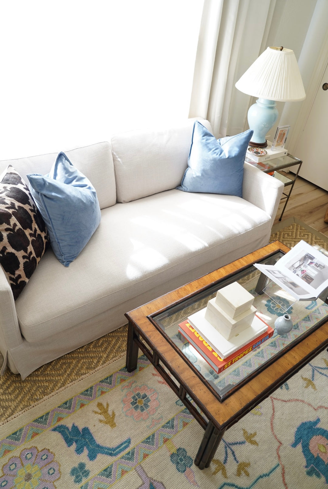 DREXEL BAMBOO COFFEE TABLE