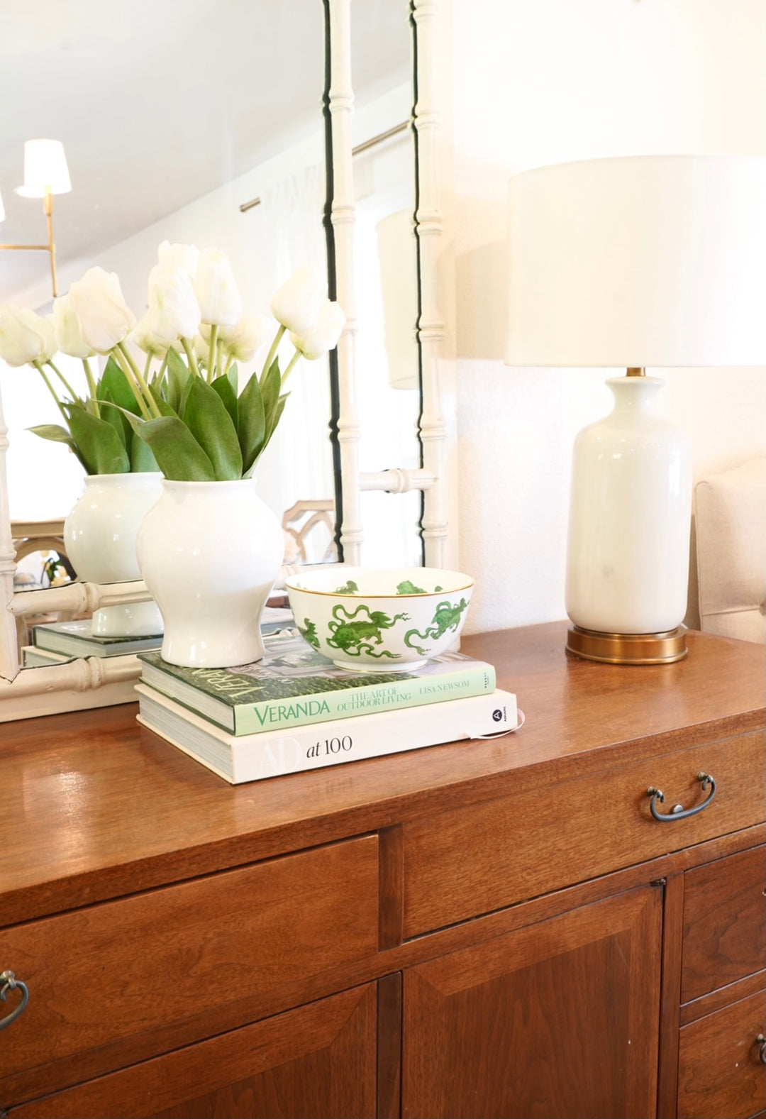 VINTAGE GREEN DRAGON BOWL