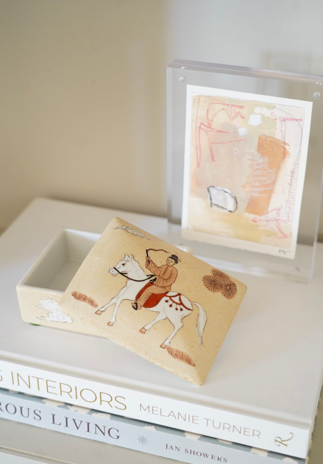 JAPANESE PORCELAIN TRINKET BOX