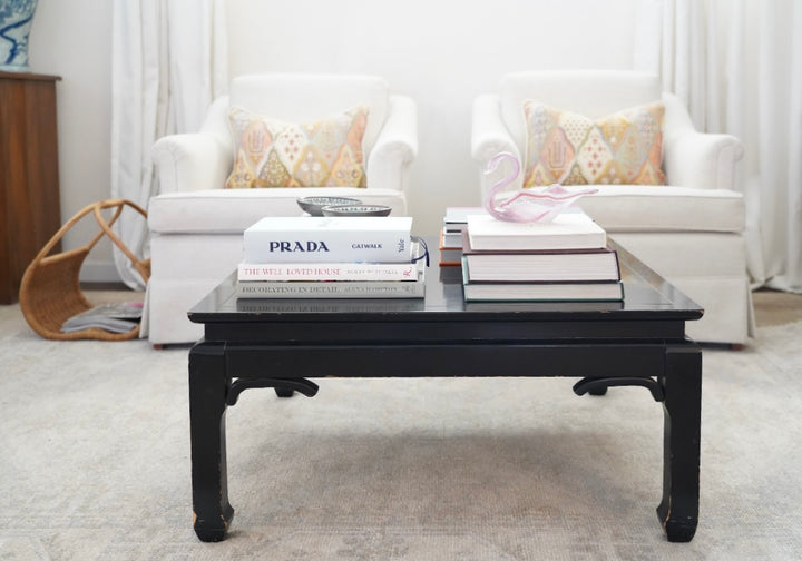 WOVEN RATTAN MAGAZINE HOLDER