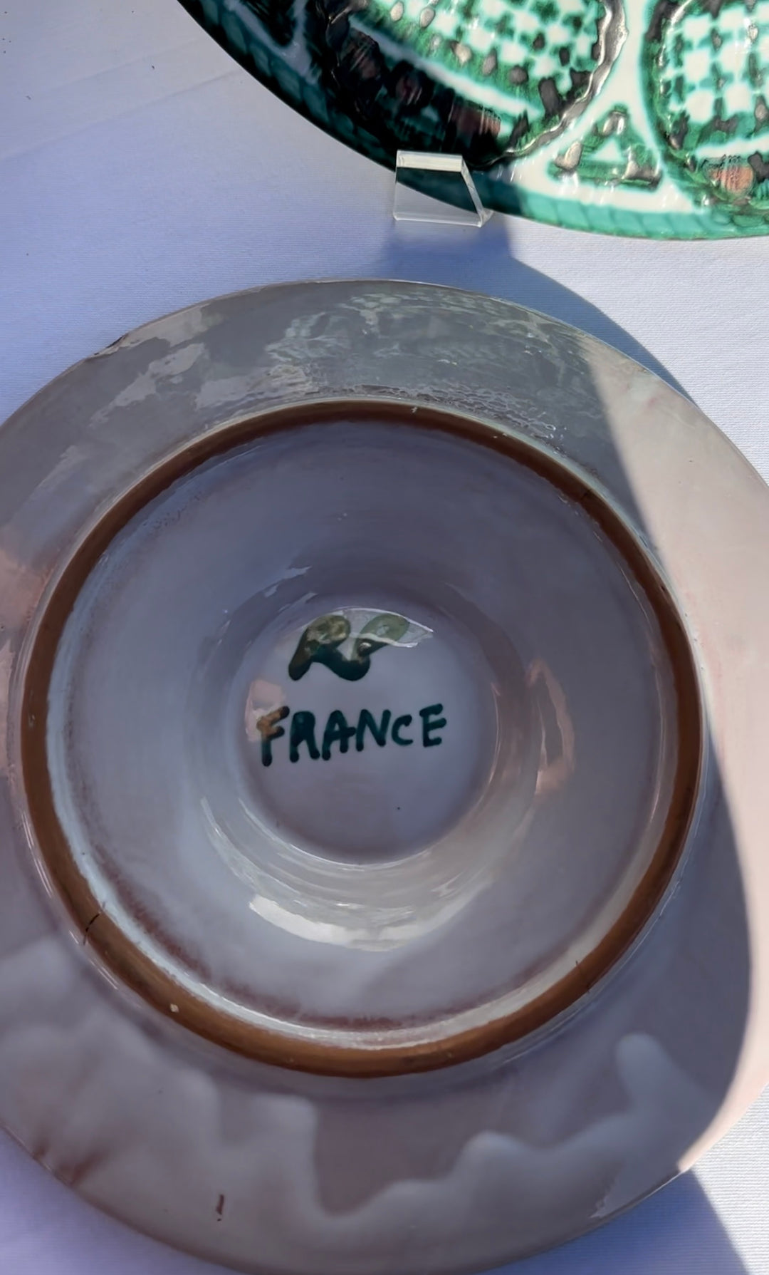 MID CENTURY ROBERT PICAULT OYSTER PLATE SET