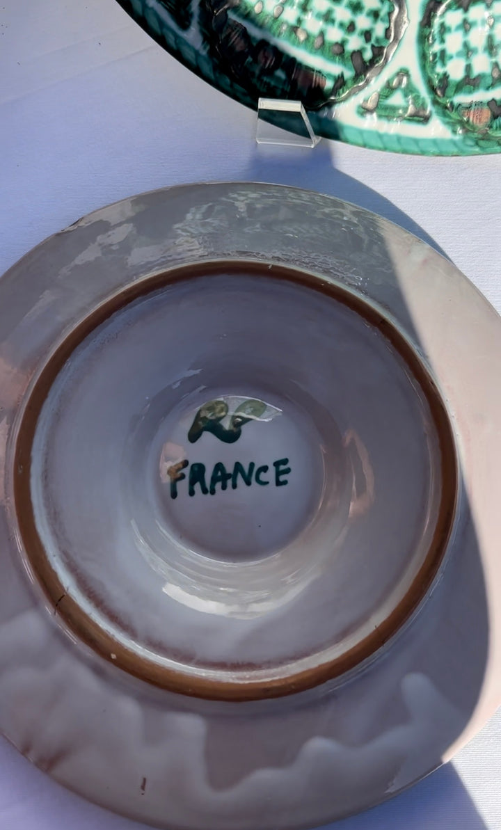 MID CENTURY ROBERT PICAULT OYSTER PLATE SET