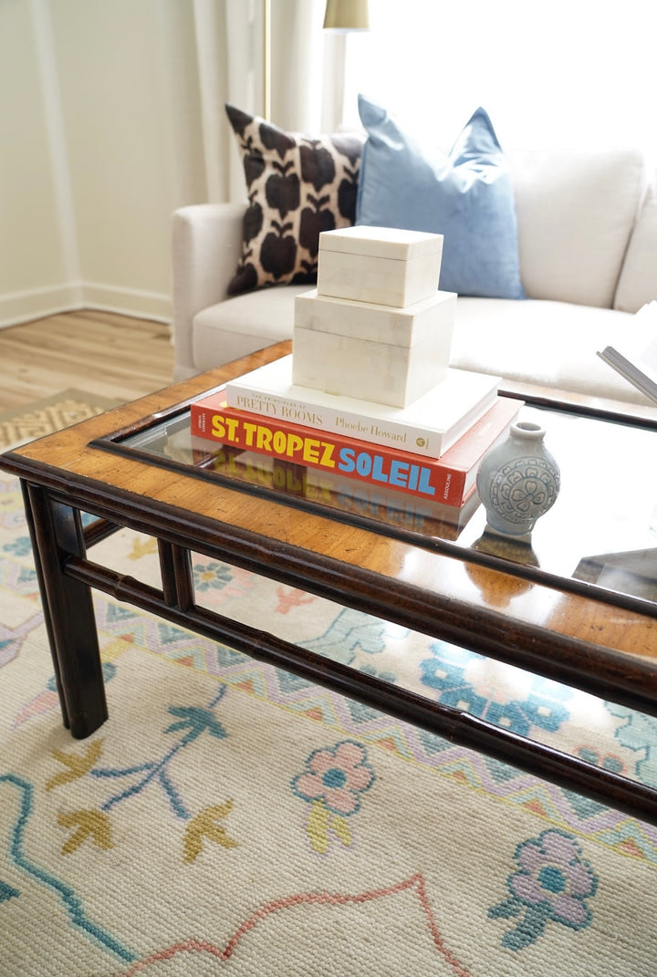 DREXEL BAMBOO COFFEE TABLE