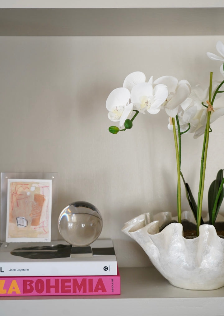 CAPIZ RUFFLE ORCHID ARRANGEMENT