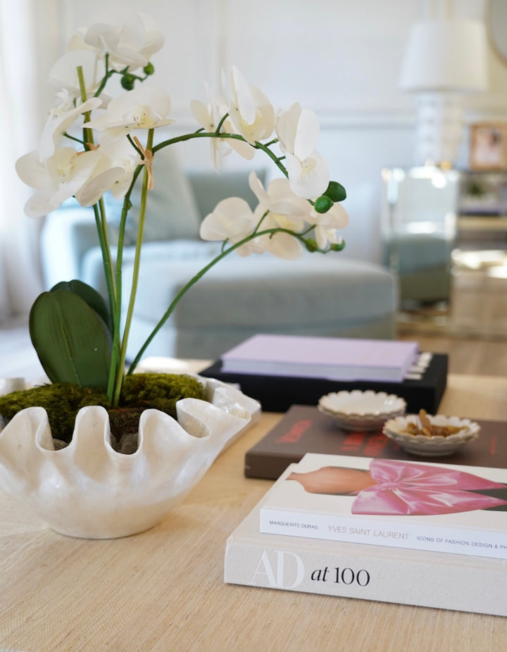 CAPIZ RUFFLE ORCHID ARRANGEMENT