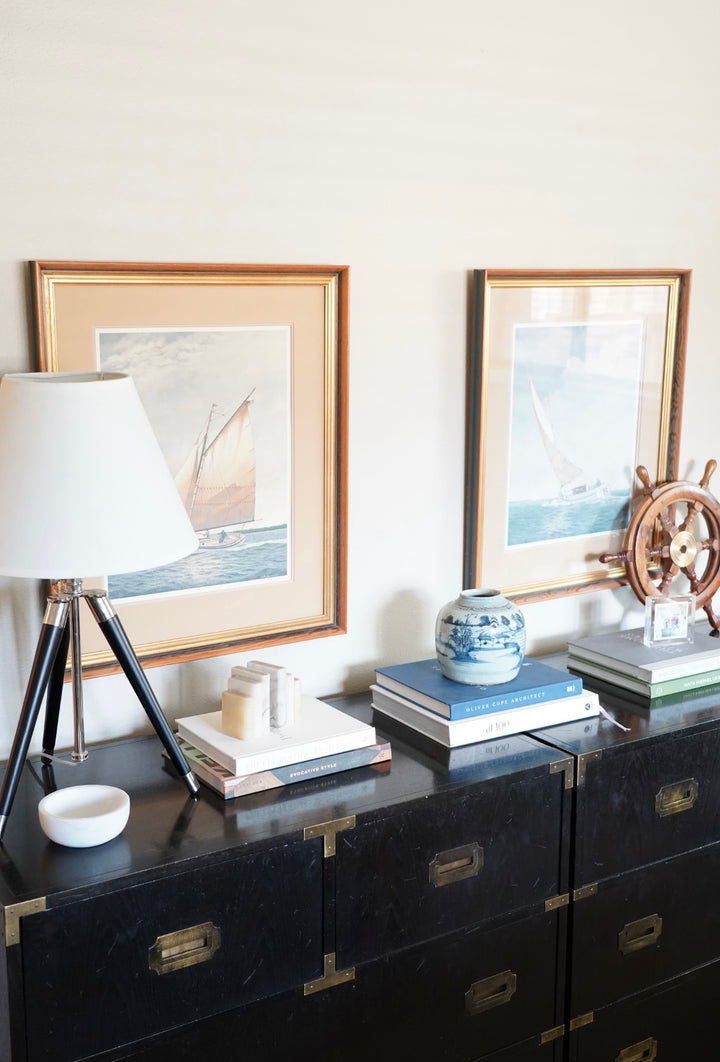 VINTAGE MARBLE BOOKS STACKED BOOKENDS