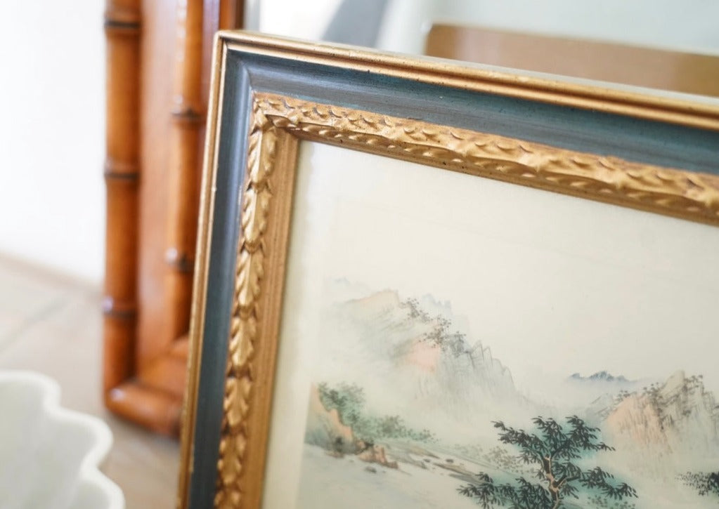 CHINESE WATERCOLOR PAINTING ON SILK