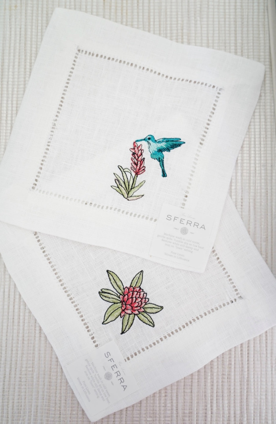 Sferra Linen Tropicale Cocktail Napkins