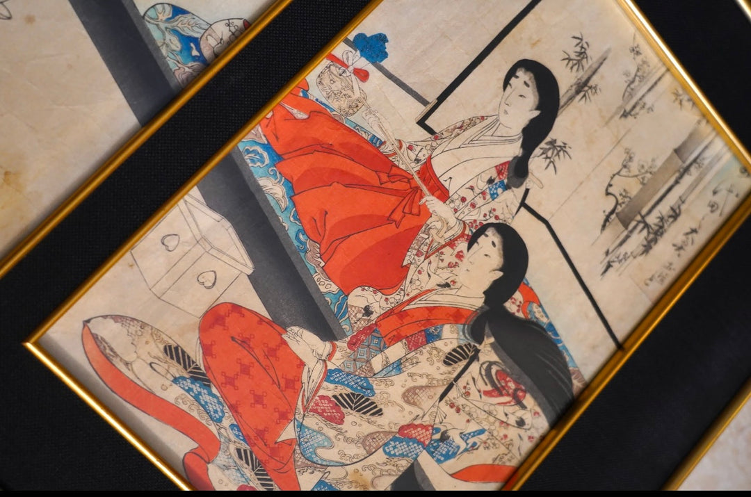 GEISHA WOODBLOCK PRINT