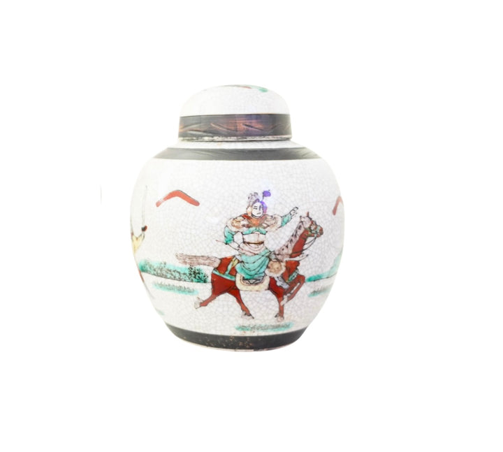 CHINESE NANKING CRACKLE-GLAZED PORCELAIN JAR