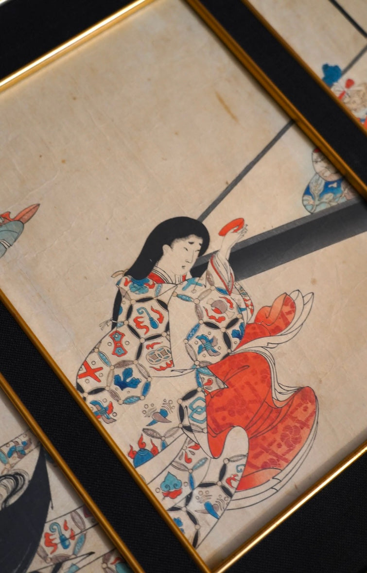 GEISHA WOODBLOCK PRINT