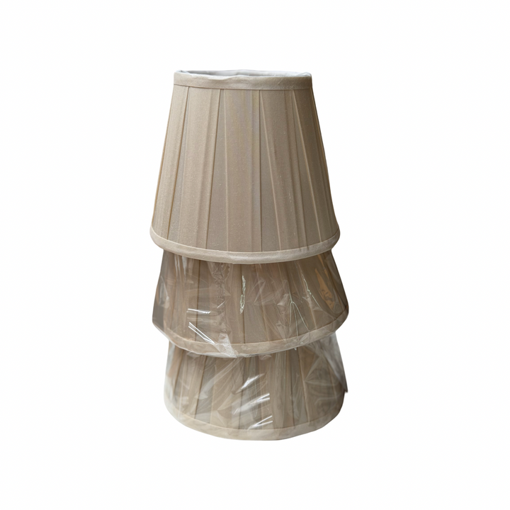 6” SILK BOX PLEAT SHADES