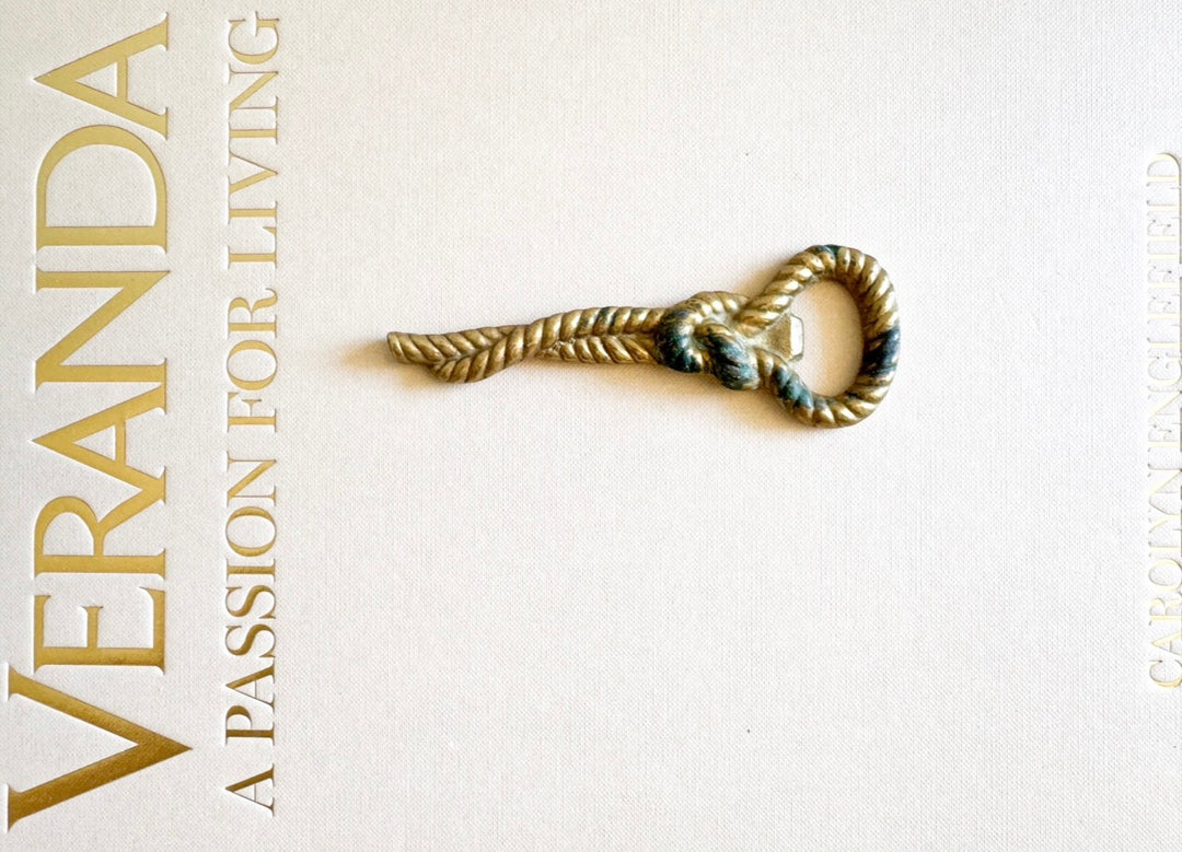 Vintage Brass Rope Bottle Opener