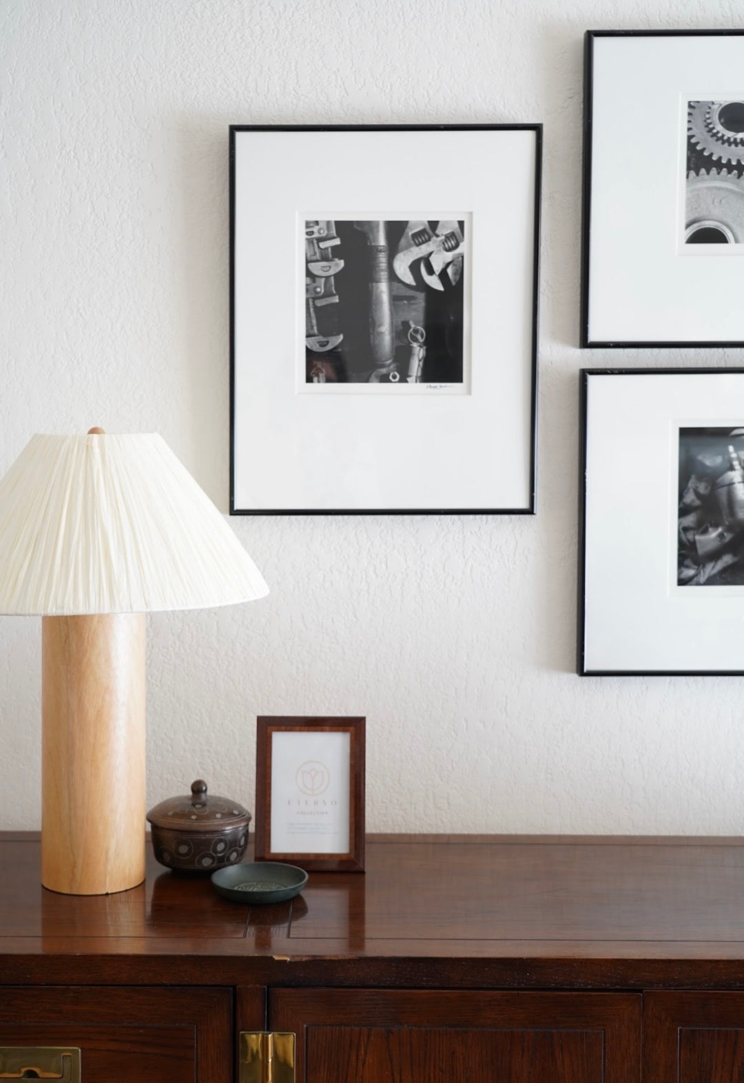 BROOKS JENSEN BLACK & WHITE FRAMED PHOTOGRAPHS
