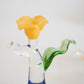 HAND-BLOWN TULIP CANDLE HOLDERS
