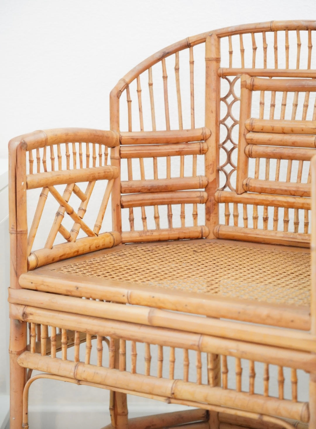 PAIR OF VINTAGE THOMASVILLE RATTAN CHAIRS