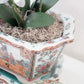 LARGE ROSE MEDALLION CACHE POT