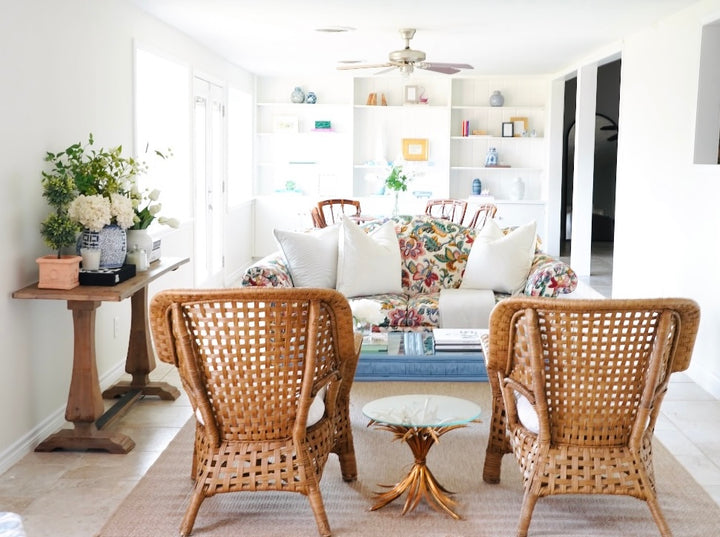 PETITE GOLD SHEAF OF WHEAT SIDE TABLE