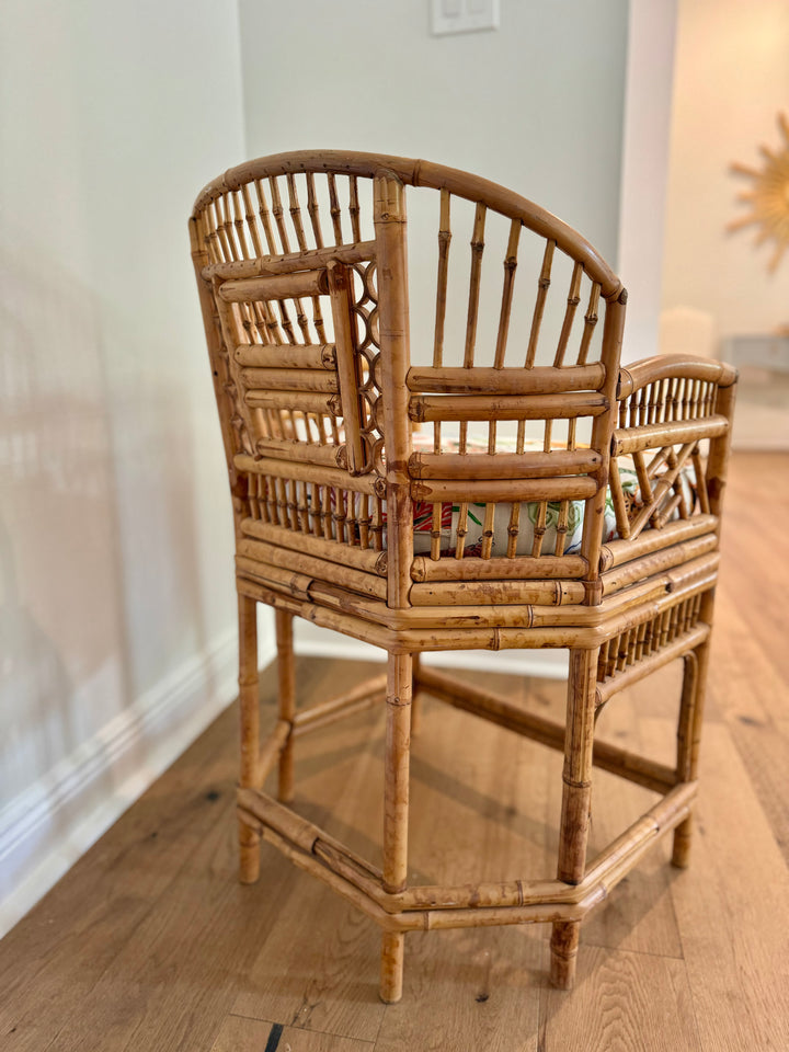 PAIR OF VINTAGE THOMASVILLE RATTAN CHAIRS