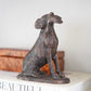 CAST BRONZE HUNTING DOG