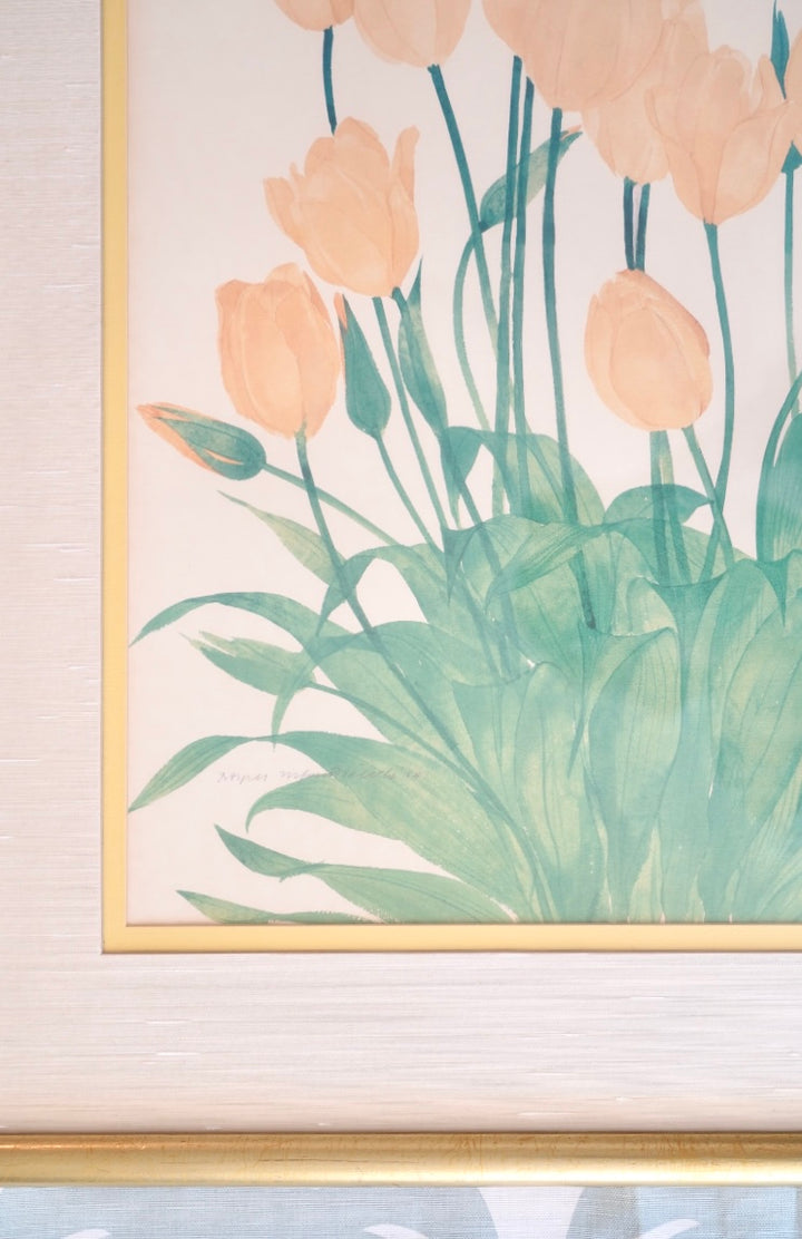 VINTAGE TULIP WATERCOLOR