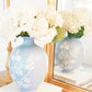 VINTAGE BLUE JASPERWARE STYLE VASE