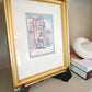 ORIGINAL WATERCOLOR FRAMED ART