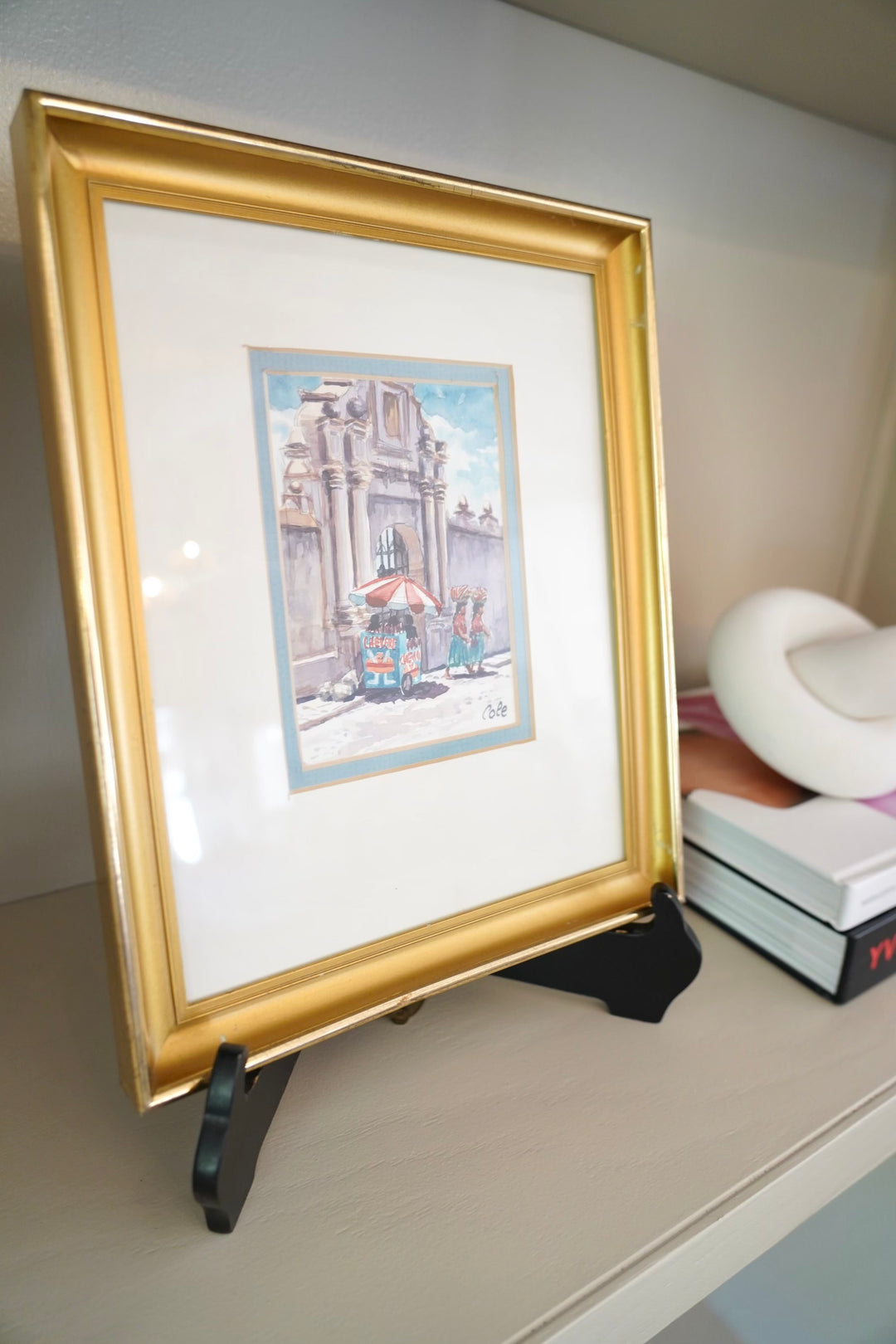 ORIGINAL WATERCOLOR FRAMED ART