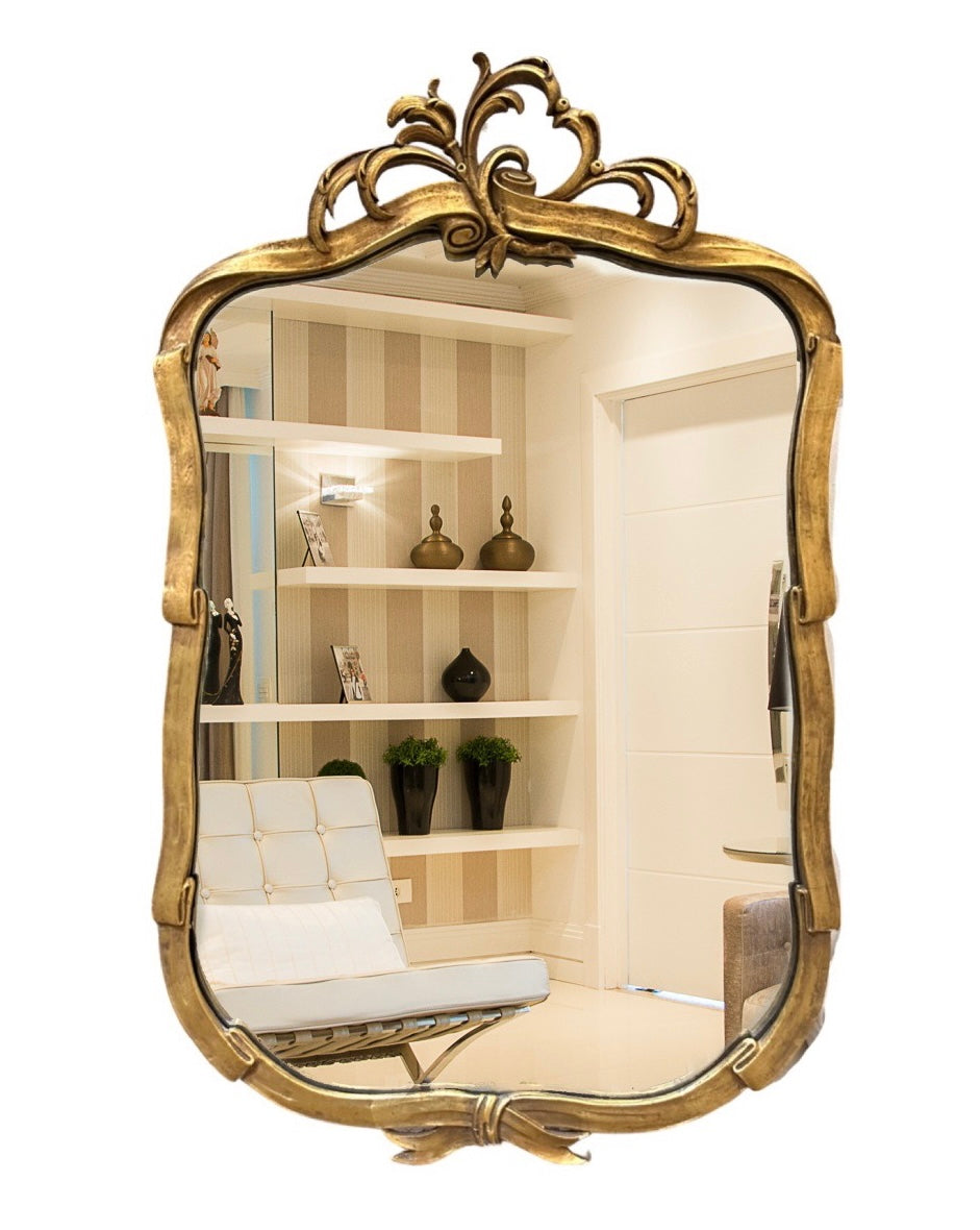 GILT RIBBON ACCENT MIRROR