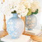 VINTAGE BLUE JASPERWARE STYLE VASE