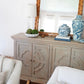 LARGE MID CENTURY BAMBOO MIRROR