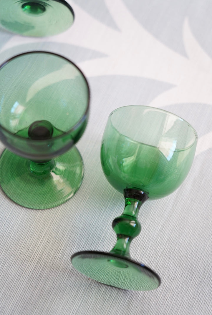 CARLO MORETTI GREEN GLASSES