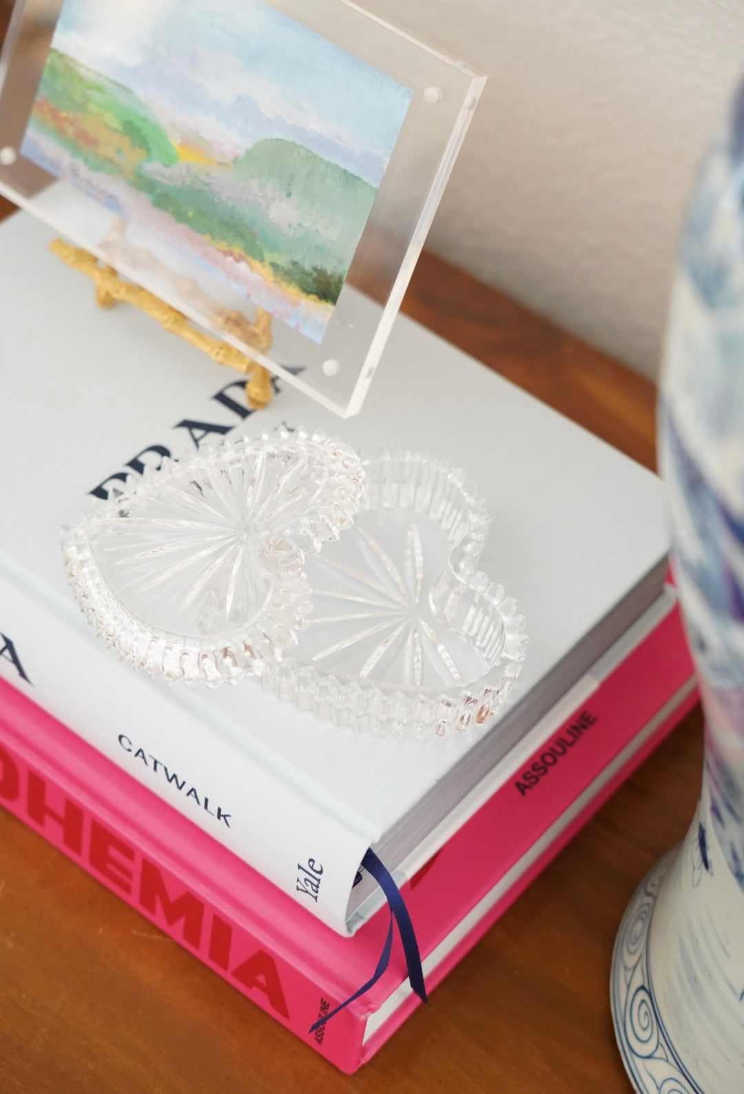 CRYSTAL HEART SHAPED TRINKET BOX