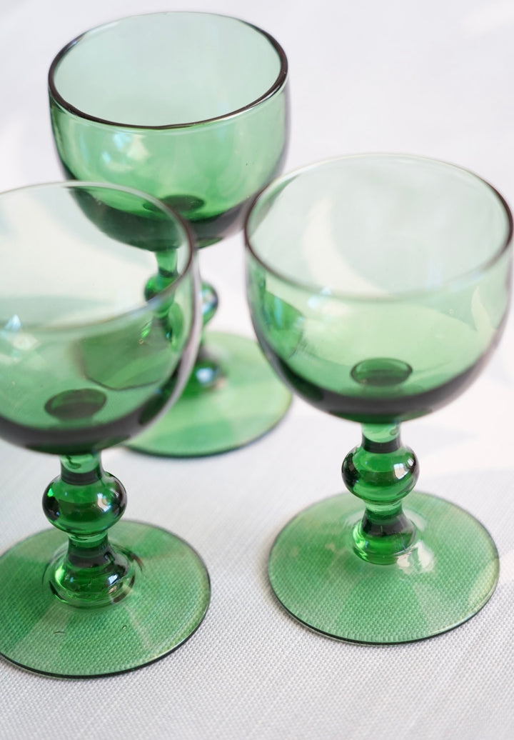 CARLO MORETTI GREEN GLASSES