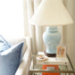 ROBINS EGG GINGER JAR LAMP
