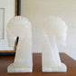 VINTAGE MID-CENTURY ONYX HORSE BOOKENDS