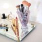 VINTAGE MIRRORED GLASS TRAY
