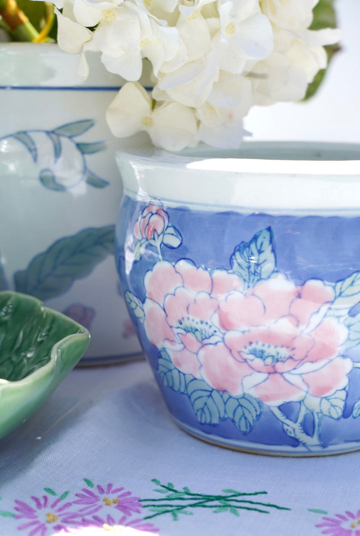 CHINOISERIE FISH BOWL PLANTERS