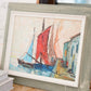 ORIGINAL ART SAILBOAT PAINTING