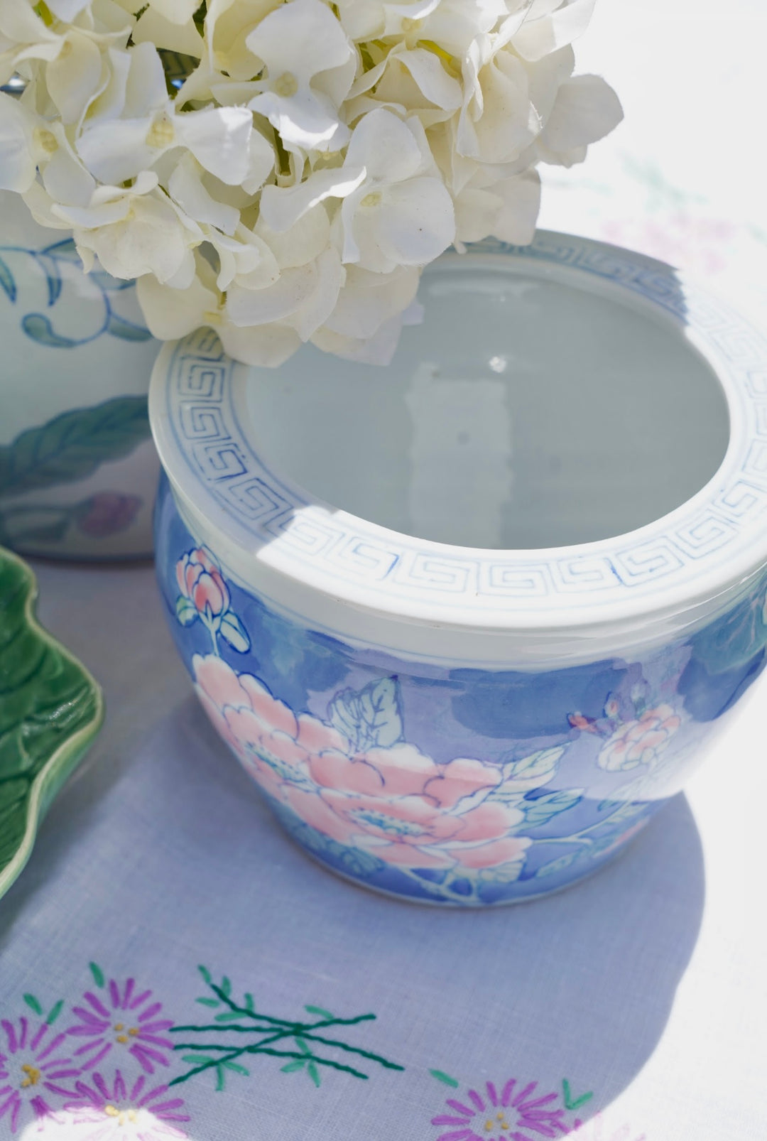 CHINOISERIE FISH BOWL PLANTERS