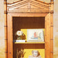 FRENCH FAUX BAMBOO ARMOIRE