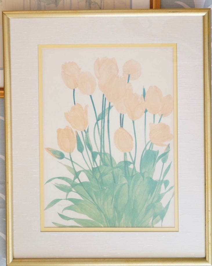 VINTAGE TULIP WATERCOLOR