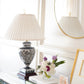 VINTAGE BLUE AND WHITE TABLE LAMP