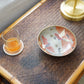 DECORATIVE BRASS DUCK CLOISONNE DISH