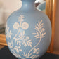 VINTAGE BLUE JASPERWARE STYLE VASE