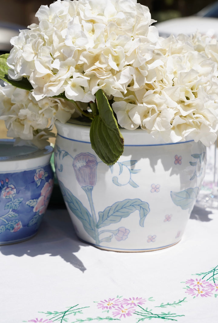 CHINOISERIE FISH BOWL PLANTERS