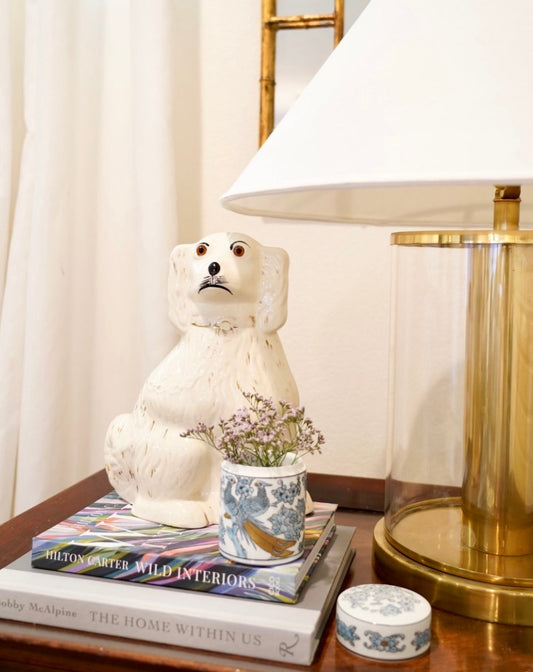 VINTAGE STAFFORDSHIRE STYLE DOG FIGURINE