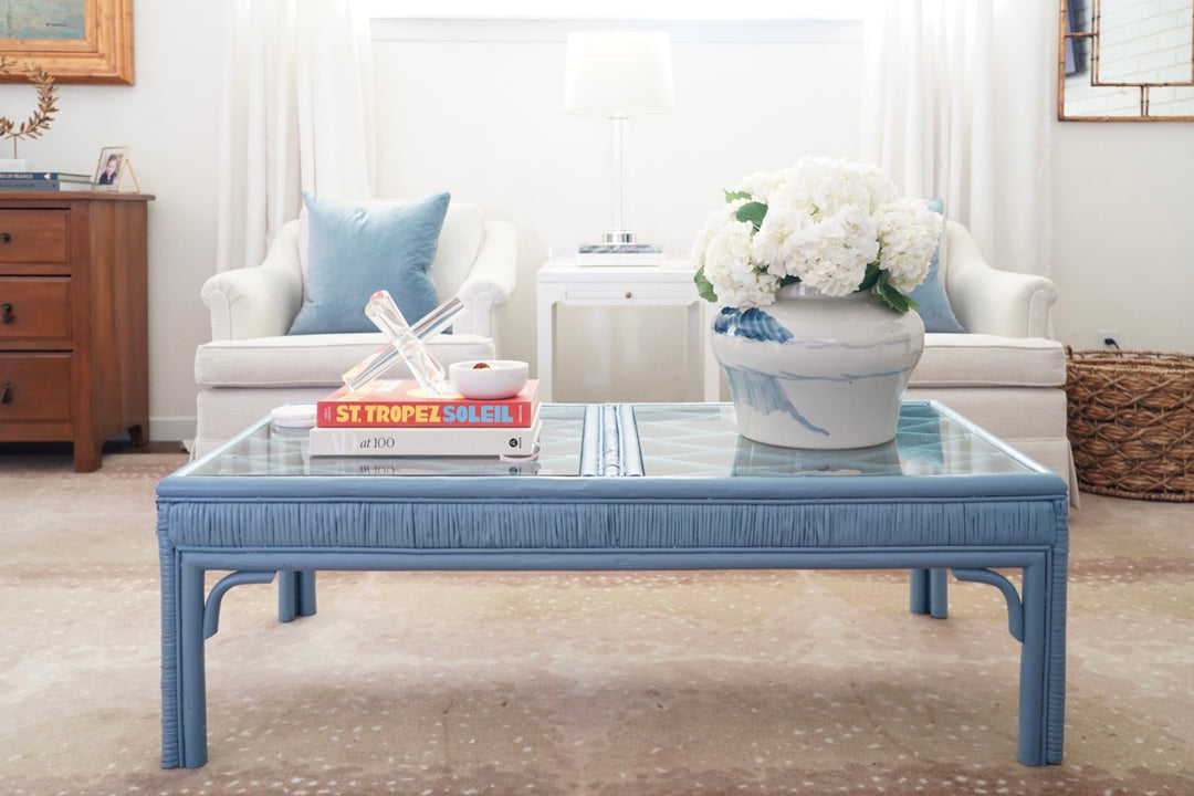 VINTAGE BAMBOO COFFEE TABLE